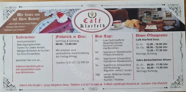 BookNoFees: Restaurante – Café Klarfeld – Hilchenbach – Café Klarfeld, foto 3