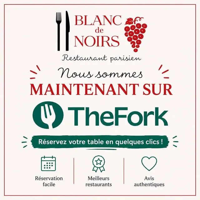 BookNoFees: Restaurante – Blanc de Noirs – Paris – Blanco de negros, foto 2