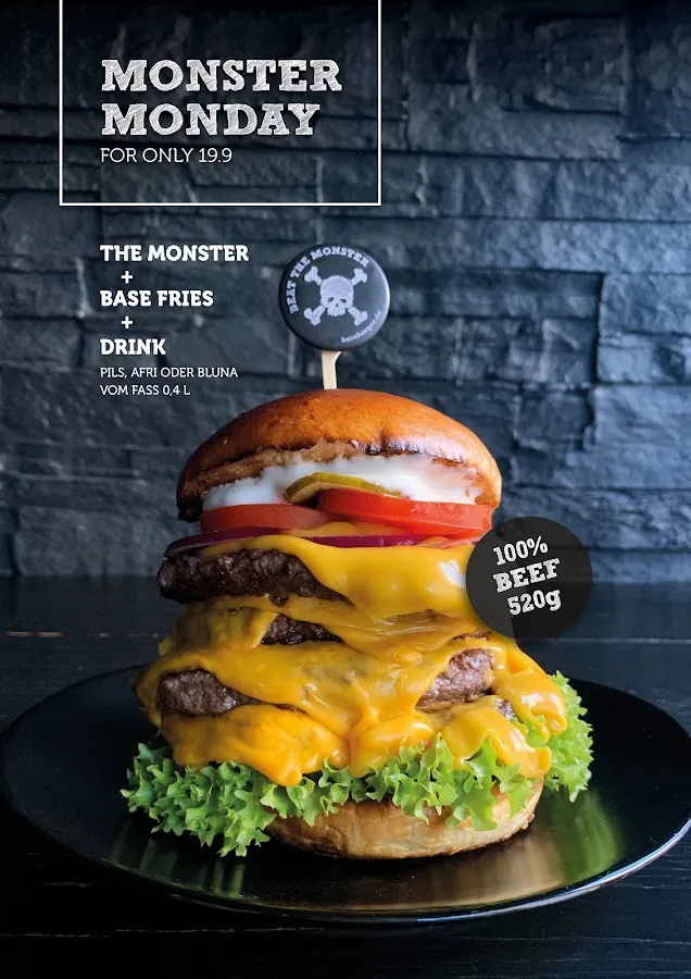 BookNoFees: Restaurante – BaseBurger Restaurant – Bochum – BaseBurger Restaurant, foto 2