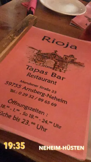 Restaurante – BookNoFees: foto de la opinión de Valentina Pfenning sobre Rioja Tapas-Bar
