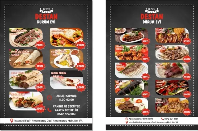 BookNoFees: Bar de tapas – Dürümcü - Destan Kebap & Dürüm – Istanbul – Tienda de dürüm - Destan Kebap & Dürüm, foto 2