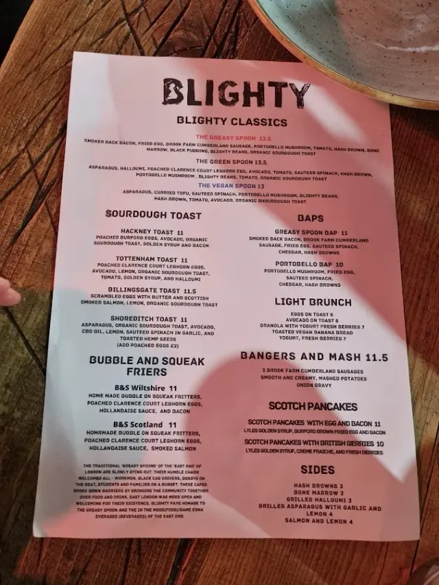 BookNoFees: Cafetería – Blighty India Cafe – London – Café Blighty India, foto 2