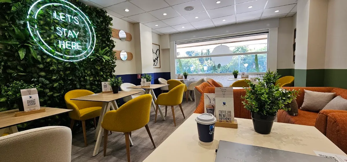 BookNoFees: Cafetería – Coffee Lab – Athens – Laboratorio del Café, foto 1