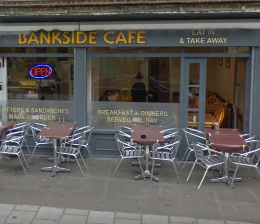 BookNoFees: Cafetería – Bankside Cafe – London – Bankside Café, foto 1
