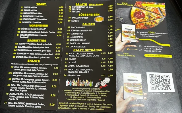 BookNoFees: Restaurante – Döner Pizzeria Derin – Herdecke – Döner Pizzería Derin, foto 2