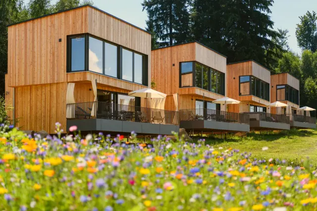 BookNoFees: Chalets tranquilos en el bosque – Bodenmais