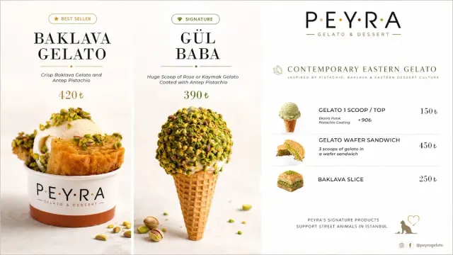 BookNoFees: Heladería – Peyra Gelato – Istanbul – Peyra Gelato, foto 3