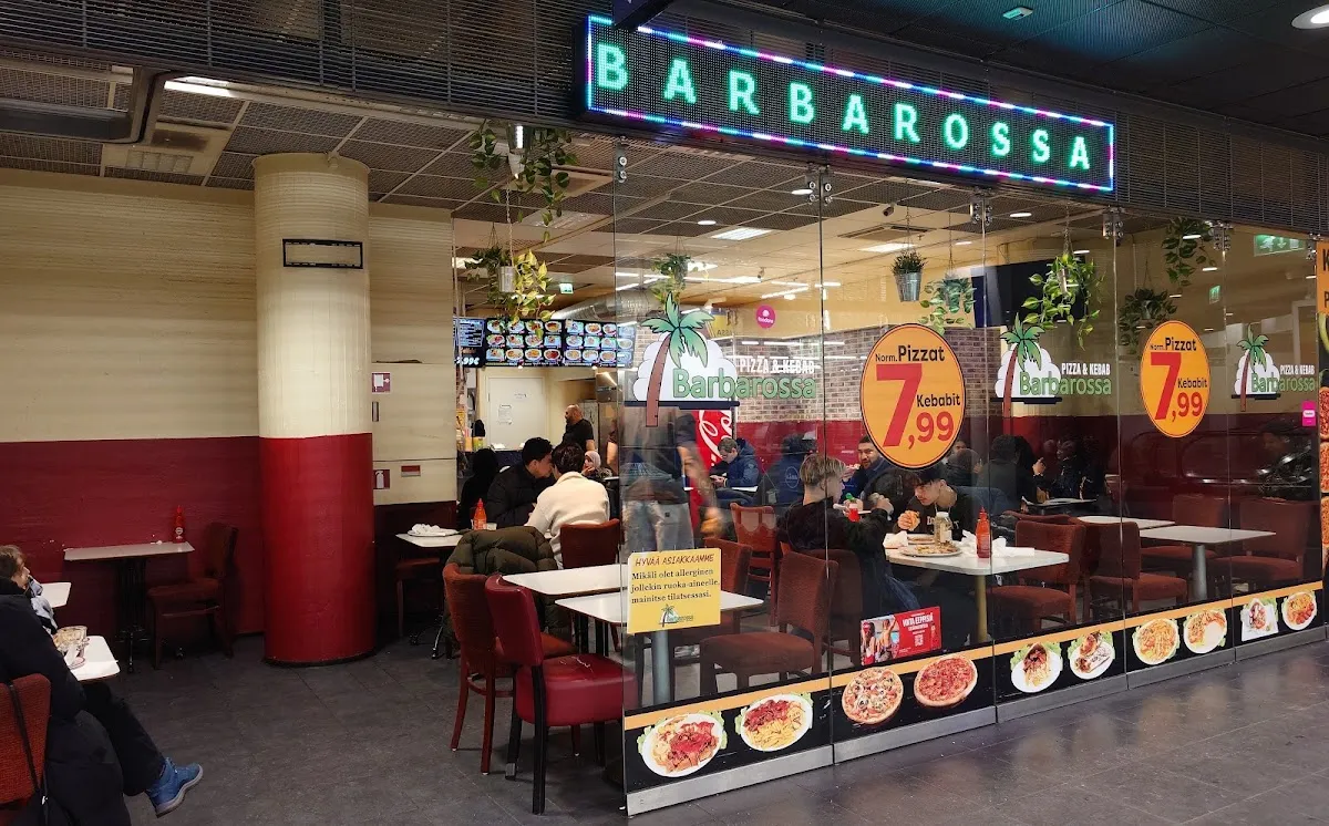 BookNoFees: Restaurante – Barbarossa Pizza & Kebab – Helsinki – Barbarossa Pizza & Kebab, foto 1