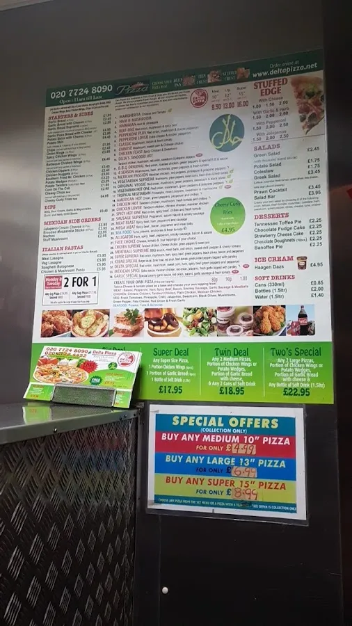 BookNoFees: Bar de tapas – Delta Pizza – London – Delta Pizza, foto 2