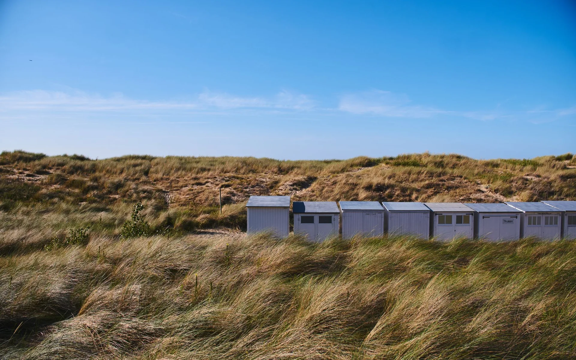 Casas de playa entre las dunas de Knokke-Heist